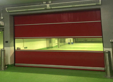 kupować Wytrzymałe PVC Przemysłowe szybkie otwieranie drzwi automatyczne do czystego warsztatu online manufacture