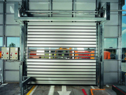 kupować 1250 mm - 7000 mm Szerokość szybkie drzwi spiralne grubość 40 mm online manufacture