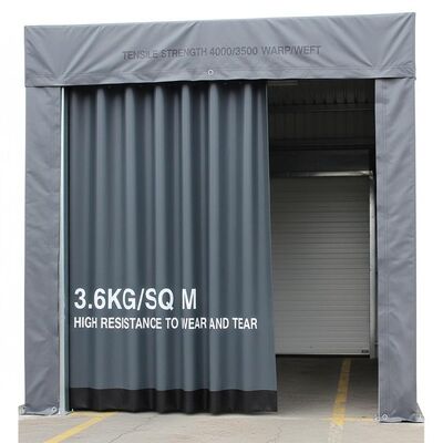 kupować Wysoka odporność na zużycie, ściana dokowa z wytrzymałością na rozciąganie 4000 3500 osnowa wątek i mocny panel kurtynowy z PVC 3,6 kg na metr kwadratowy online manufacture