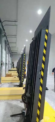 Hydrauliczne ładowanie pionowy poziomnik doku dla platform kolejowych do przechowywania na zimno