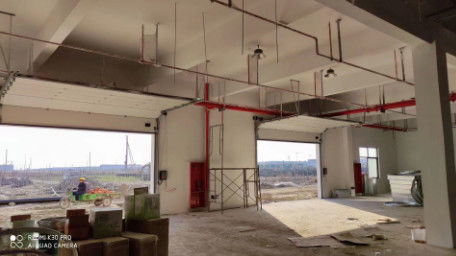 Warsztaty Sekcjonalne Drzwi Przemysłowe Budynek Fabryczny Drzwi Hangar Przemysłowy