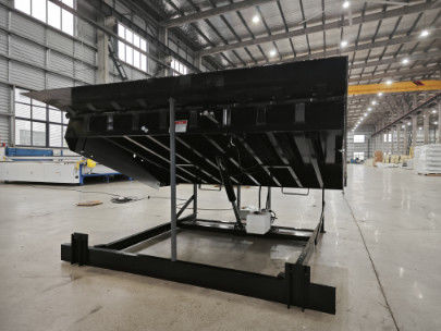 Czarny Hydraulic Dock Leveler Dostosowywalna Hydraulic Dock Lift Platform