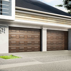 Zindywidualizowane Smart Electric Garage Door Modern Villa Sekcjonalne Garage Door Aluminiowe