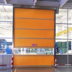 Konfigurowalne, odporne na uszkodzenia drzwi szybkie PVC, odporne na mróz, z automatycznym resetowaniem toru dla wydajności