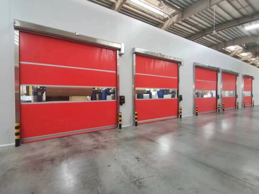 0.75W Przemysłowe szybkie drzwi 220V / 380V Automatyczne szybkie drzwi