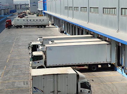 ISO 9001 Szary Hydraulic Dock Leveler 6800kg Truck Level Loading Dock