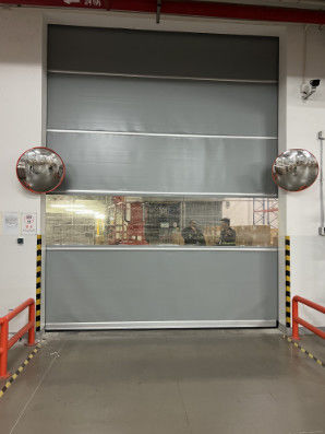 Skład przemysłowy szybkie drzwi geomagnetyczne indukcja automatyczny przełącznik