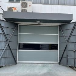 Dostosowywalne drzwi wysokiej prędkości ze stopu aluminiowego z wieloma kolorami